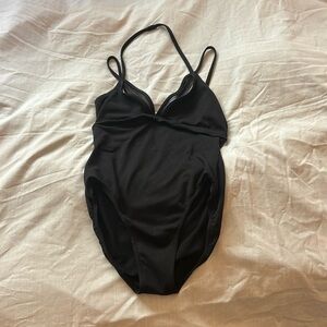 Black leotard bodysuit